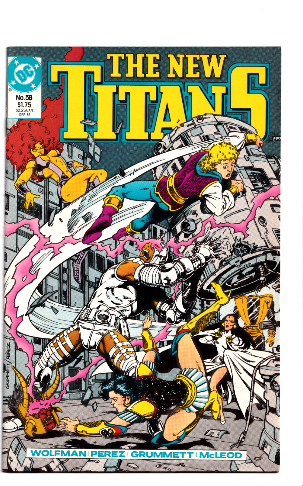 The New Titans #58 1989 DC Comics