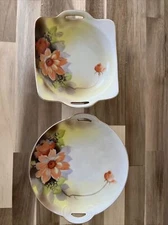 Noritake Hand painted Plate and bowl #1856