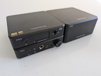 Topping D50s DAC+A50(Not s)+P50 stack bundle