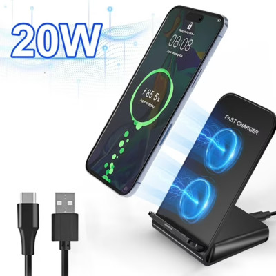 Cargador Inalambrico Para Apple iPhone 7 8 X Xs Xr 11 12 13 14 Pro Max Plus