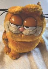 NOS NEW Vintage Garfield 1981 Sitting Plush R. Dakin Stuffed Animal Figure W/Tag