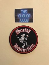 Social Distortion Patch Logo Philly PA 2009 Spectrum SKELLY Skeleton Punk Vedder