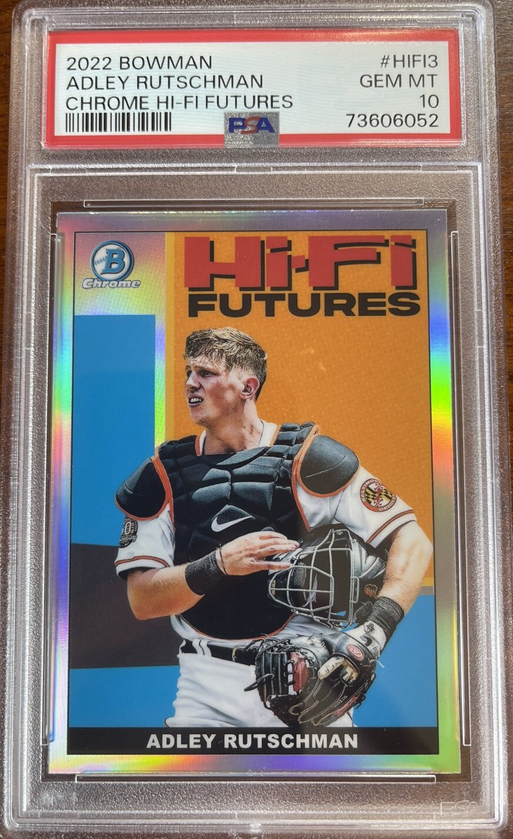 Adley Rutschman PSA 10 Gem Mint 2022 Bowman Chrome ROOKIE Hi-Fi