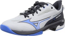 MIZUNO Tennis Shoes WAVE EXCEED 5 WIDE CS Gray Blue 61GR2311 US6(24cm)