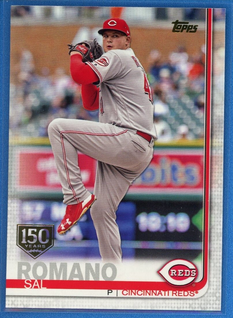 2019 Topps Series 1 150th Anniversary Gold Stamp #343 Sal Romano Cincinnati Reds
