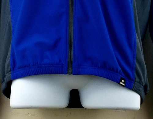 Canari Men's Cycling Jacket size XL Blue Gray Windbreaker with zipper - Picture 3 of 10