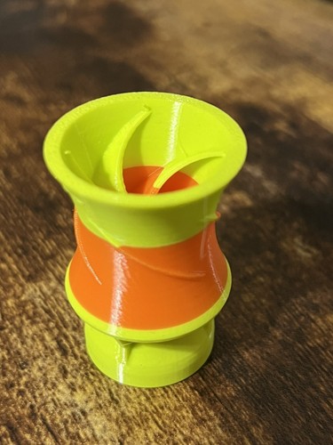 3/4" MULTI COLOR RFG LOC LINE RANDOM FLOW GENERATOR NOZZLE 3D PRINTED REEF TANK - Picture 2 of 3