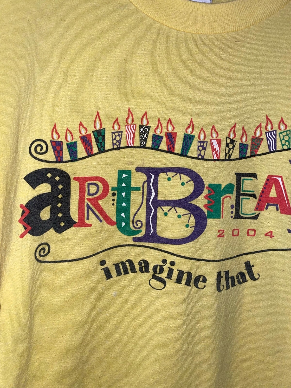 2004 Artbreak Art Break Imagine That Yellow Graphic S… Gem