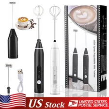 Mini Electric Handheld Milk Frother Mixer Whisk Egg Beater Coffee Foamer Stirrer