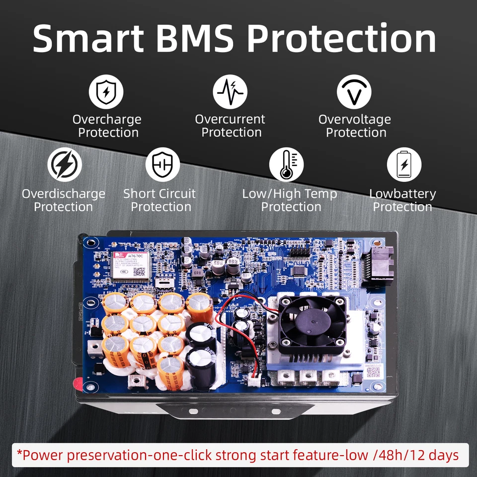 LiFePO4 锂电池,24 伏 206 安卡车船用双用途起动器电池 — 第 4/4 张图片