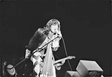 34x24in Poster Mick Jagger in action. Rolling Stones concert in Zuiderpark Hague