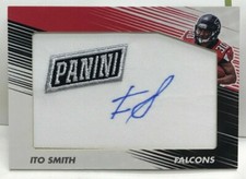 Ito Smith 2018 Panini Day Football Patch RC Autograph Auto SP - ATLANTA FALCONS