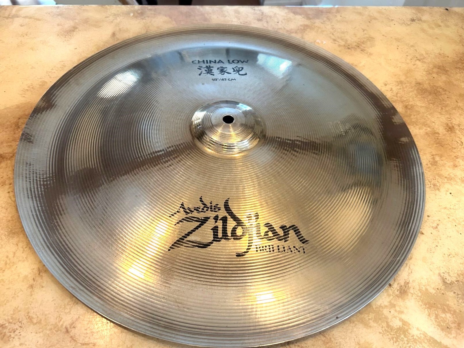 Zildjian A Avedis 18 inch Brilliant China Low 45cms Very Good Condition