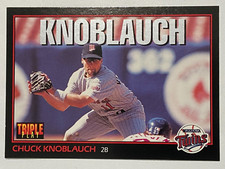 1993 Donruss Triple Play #48 Chuck Knoblauch Minnesota Twins