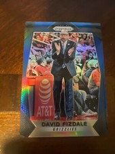 2017-18 Panini Prizm Blue Refractor /199 basketball David Fizdale 