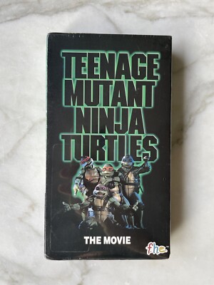 1990 Teenage Mutant Ninja Turtles Vintage VHS TMNT Sealed Movie NEW AFA UKG CAS