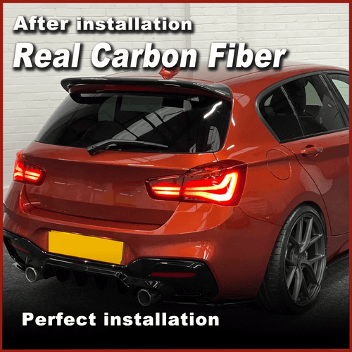 Alerón de techo de carbono alerón trasero ala labio para BMW Serie 1 F20 F21 M135i 125i 12-14 - Imagen 4 de 13