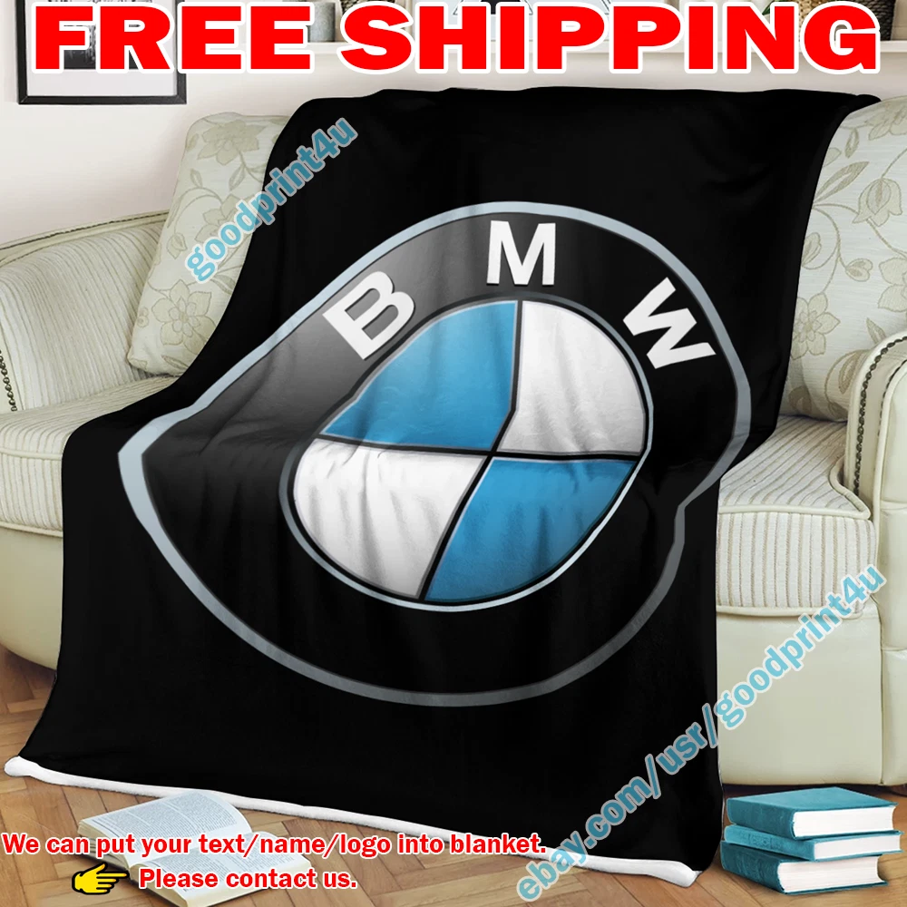 BMW Car Racing Fleece Blanket Thin Quilt Sofa Cover Garage Fan Gift 2023 |  eBay