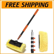 Universal Car Wash Brush with Telescoping Handle - Clean Cars, RVs, Solar Panels