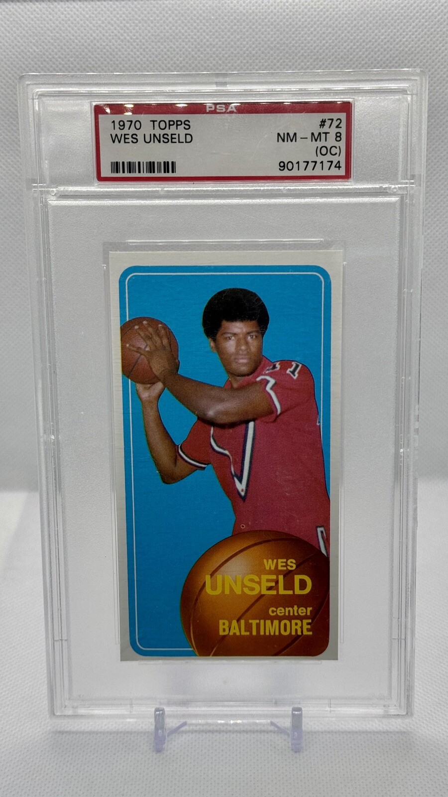 1970 Topps Basketball PSA 8 #72 Wes Unseld