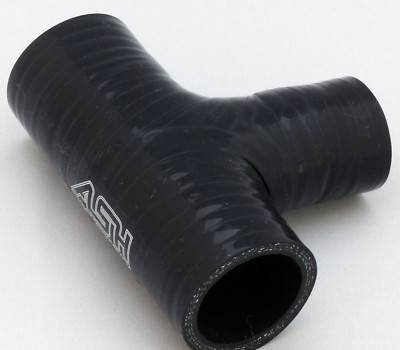 T-Stück, Silikonverbinder, Adapter, Silikonschlauch, LKK - SCHWARZ
