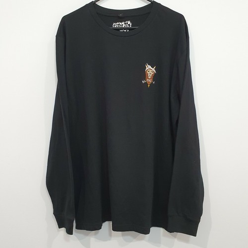 Turn Up Mens Graphic Long Sleeve Shirt Size Large Tupac Al-Pac-A - 第 1/5 張圖片