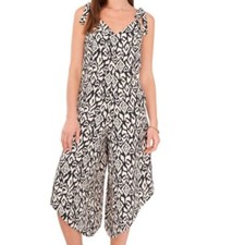 Vince Camuto Women  s Tie-Strap Jumpsuit Desert Summer Multi NWT Size S