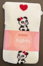 NWT Gymboree Holiday Panda Sz 2T-3T Panda Heart Tights