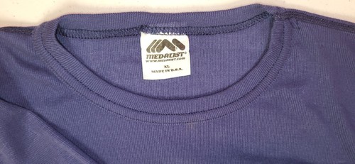 Medalist Youth Size XL Athletic Royal Blue Long Sleeve Pullover Shirt USA MADE - Picture 4 of 10