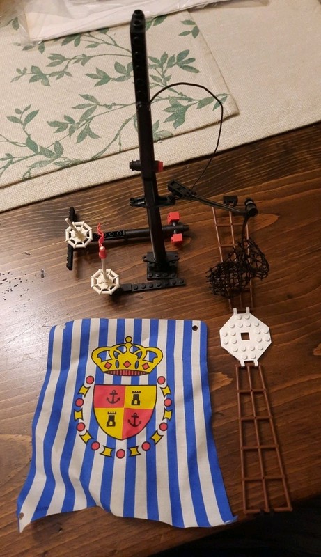 Lego 6280 Imperial Armada Flagship Parts & Pieces - Cloth Sail Mast Ratlines Net