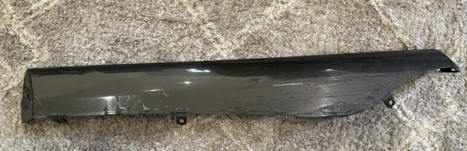 OEM McLaren 570GT Right Passenger Side Door Blade Rocker Trim Panel - Gray/Black