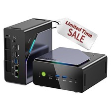 GMKtec Mini PC Gaming AMD Ryzen 7 H 255 64GB DDR5 RAM 1TB SSD Windows 11 Pro