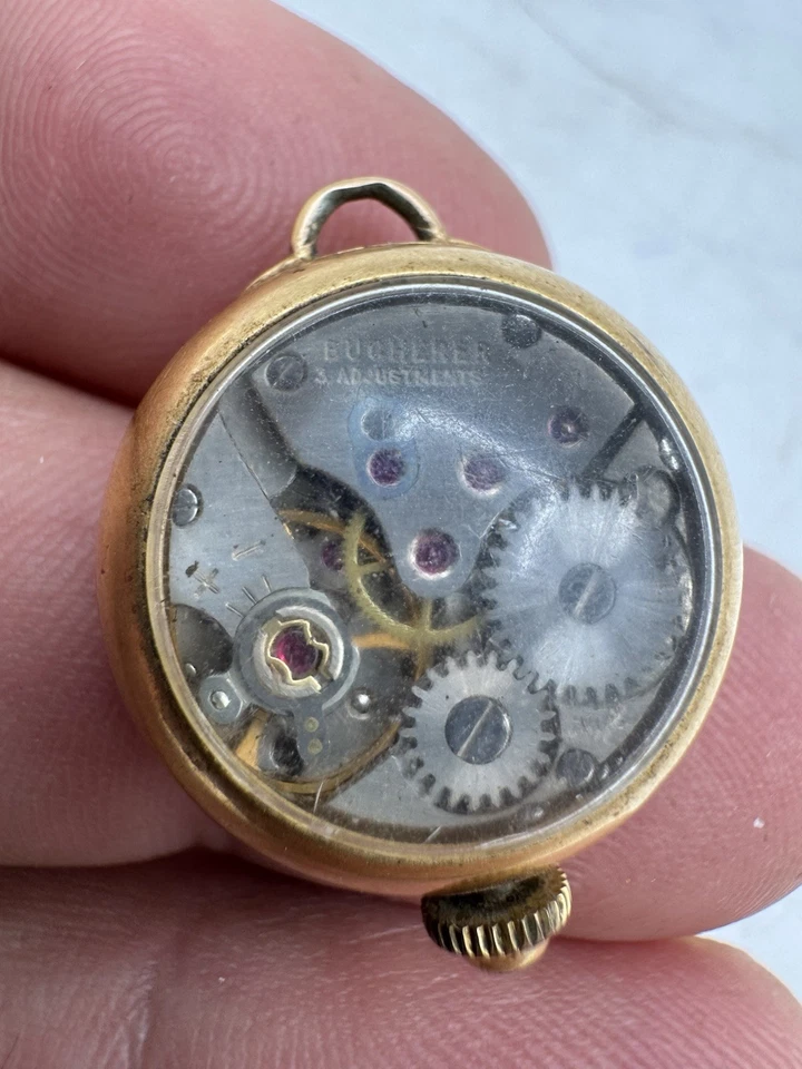 Vintage Bucherer 17 Jewels Swiss Made Pendant Watch AS IS FOR PARTS - Image 2 of 4