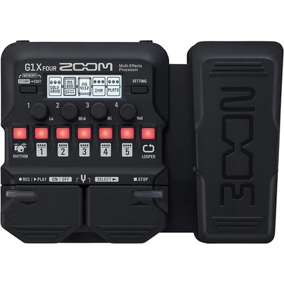Zoom G1X FOUR Guitar MultiEffects Processor With Expression Pedal