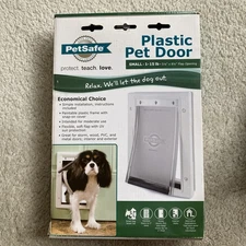 PetSafe Premium Plastic Pet Door White Small PPA00-10958 NEW