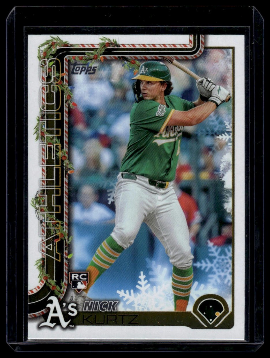 2025 Topps Holiday #H40 Nick Kurtz RC