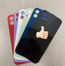 Back Glass Cover for Apple iPhone 12 / 12 Mini Replacement Big Hole 