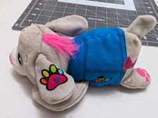 Basic Fun Cutetitos Fashion Puppyitos Twiggito pink mohawk bean body 9 in