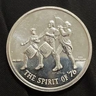 Liberty Lobby 1 oz .999 Fine Silver round Spirit of 76' Bicentennial