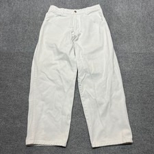 Vintage Garment Stage Jeans Mens White Pants Size 28 Made in USA
