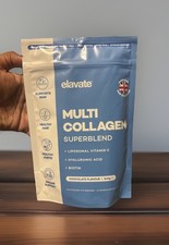 Genuine Elavate Collagen Powder -Chocolate Flavor 240g Sealed Elevate Superblend