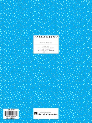 16. Manuscript Paper: 16-stave Passantino Manuscript Paper