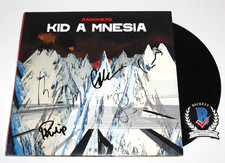 RADIOHEAD BAND SIGNED 'KID A MNESIA' RECORD VINYL ALBUM BECKETT COA THOM YORKE