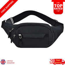 Waist Bum Bag Unisex Men Women Fanny Pack Holiday Travel Money Belt Pouch Wallet