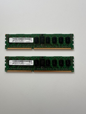 2 Stück HP 4GB 1Rx4 PC3L-10600R DDR3 Registered Server-RAM Modul R-DIMM REG ECC