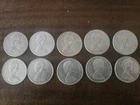 1867-1967 80% Silver Canadian Dollar Lot of 10
