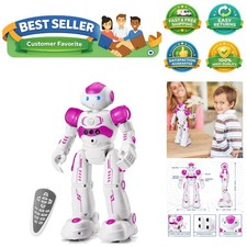 RC Robot Toys for Kids, Gesture  Sensing Programmable Remote Control Smart R...
