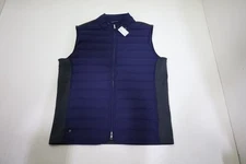 PETER MILLAR Golf Winsome Hybrid Vest Mens Size Medium NAVY New INV13067794