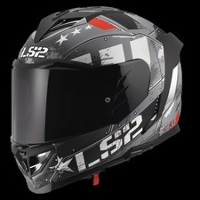 Ls2 Assault Iii Trench Motorcycle Helmet Matte Gunmetal Gray Size Large