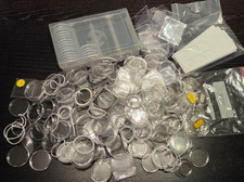 Lot of Coin Capsules Different Sizes *All Used*